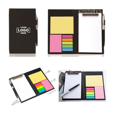 Durable Notebooks W/ Ballpoint Pen Sticky Notes