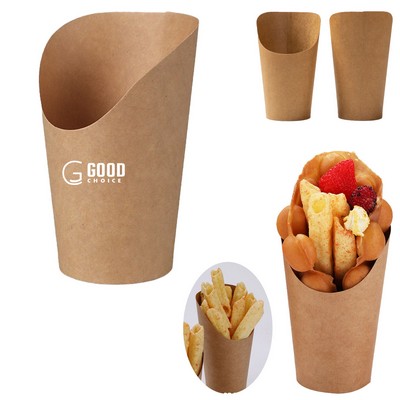 Disposable Paper French Fry Cups