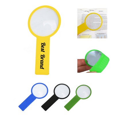 Triple Magnification PVC Magnifying Glass Bookmark