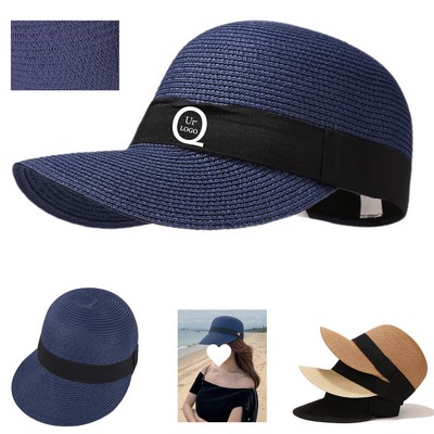 Duck-Tongue Sun Protective Straw Hat