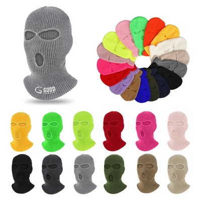 Winter 3 Holes Full Face Balaclava