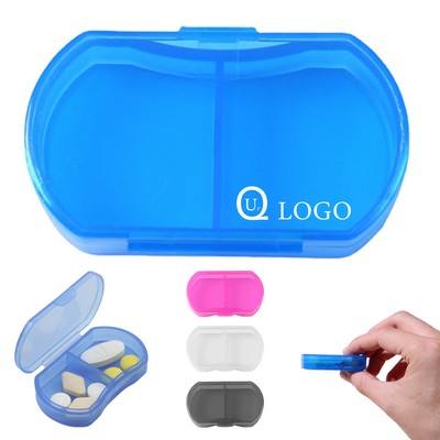 Two Compartments Pill Box