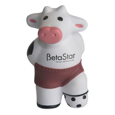 New Foam Soccer Cow Shaped Stress Reliever