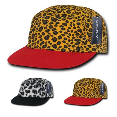 Decky Animal Pattern Racer Racing Jockey Camper Cap