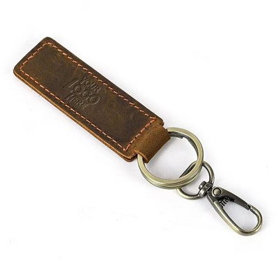 Premium Genuine Leather Keychain