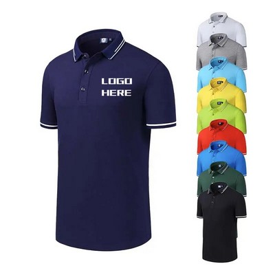 Casual Short Sleeve Polo Shirt