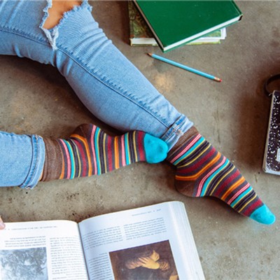 Crew Librarian Socks - Cozy Support for Literary Guardians - American Made