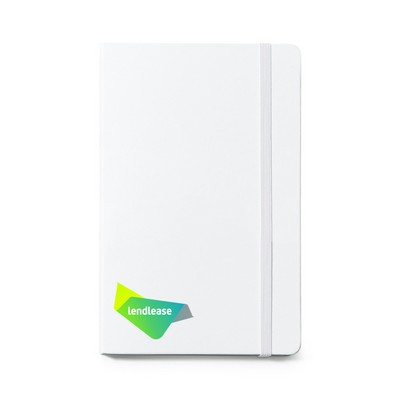 Moleskine® Hard Cover Ruled Large Notebook - White