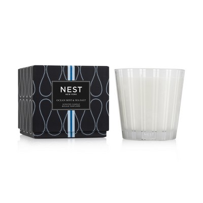 NEST Fragrances Ocean Mist And Sea Salt 3-Wick Candle