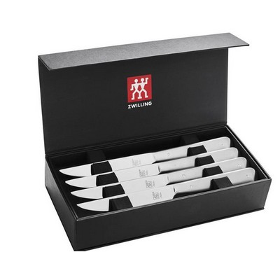 JA Henckels Zwilling Porterhouse 8-Piece Steak Knife Set With Presentation Case