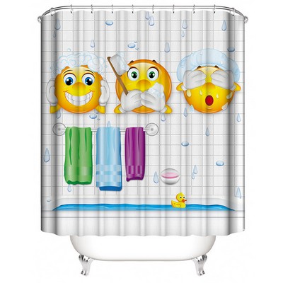 71" Sublimated Shower Curtain