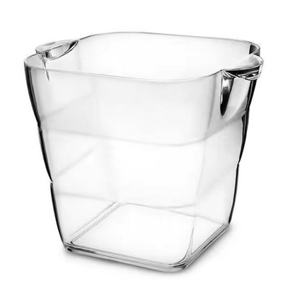 plastic rectangle 4L champagne wine beer ice bucket