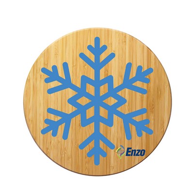 Holiday Snowflake Cutting and Serving Board