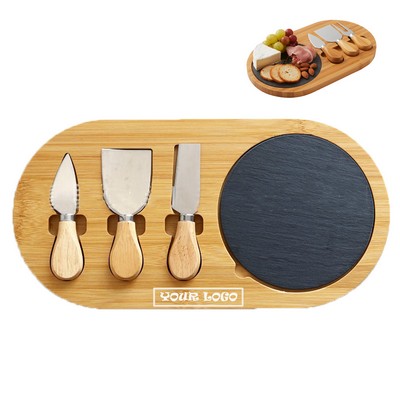 Fashion Slate Cheese Board Set