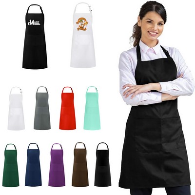 Kitchen Aprons with 2 Pockets