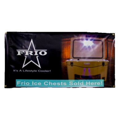 Custom Digital Vinyl Banner with Grommets (Outdoor)