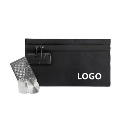 Odor-Proof Pipe Bag w/Combination Lock for Travel