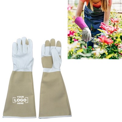 Thorn Resistant Long Gardening Gloves for Rose Pruning