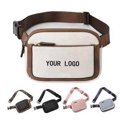 Customize Mini PU Women's Waist Bag Handbag