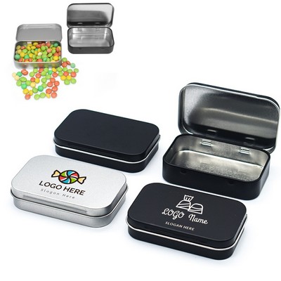 Portable Square Tinplate Candy Gift Box