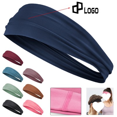 Stretchy Sports Wide Headband