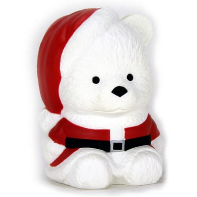 Squishy Christmas Teddy Dog Shape Stress Reliever