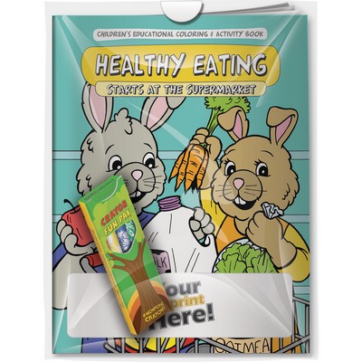 Combo Pack - CB1039 Coloring Book & 4-Pack of Crayons in a Poly Bag