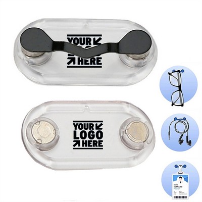 Mini Magnetic Clip Glasses Holder