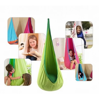 Kids Pod Swing Seat with Inflatable Cushion