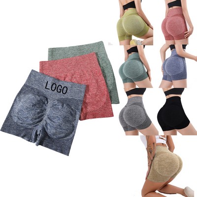 High Waisted And Hip Lifting Yoga Tight Shorts