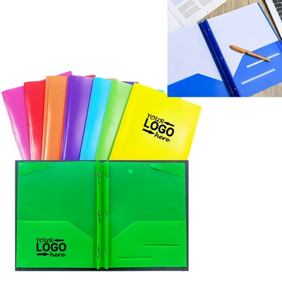 Twin-pocket Plastic Presentation Folder