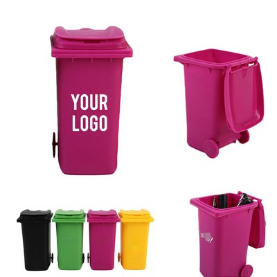 Mini Curbside Garbage Trash Bin Pen Holder