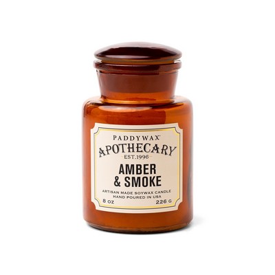 Apothecary 8 Oz Amber Glass - Amber & Smoke