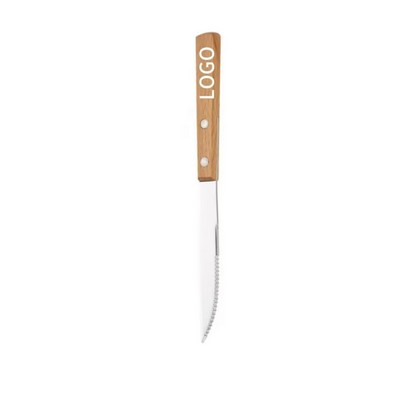 Wooden Handle Stainless Steel Knife