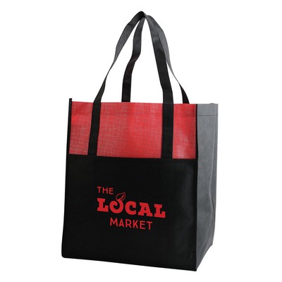 Non Woven Shopping Bag - 1 Color (13"x15"x10")