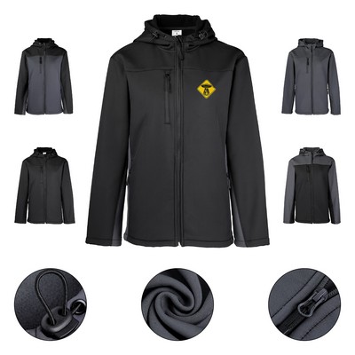 Core Soft Shell Hooded Jacket for Men