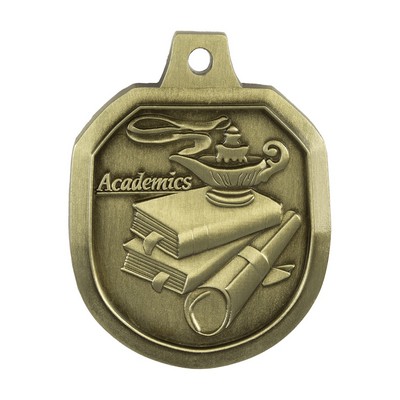 1.5" Academics Stock Die Cast Medal