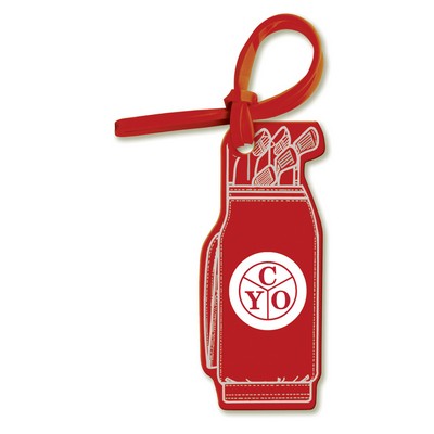 Golf Bag Bag & Luggage Tag - Spot Color