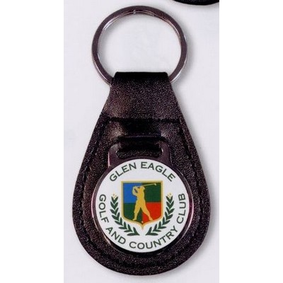 Color Magic Leather Key Fob