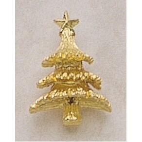 Christmas Tree Marken Design Cast Lapel Pin (Up to 1")