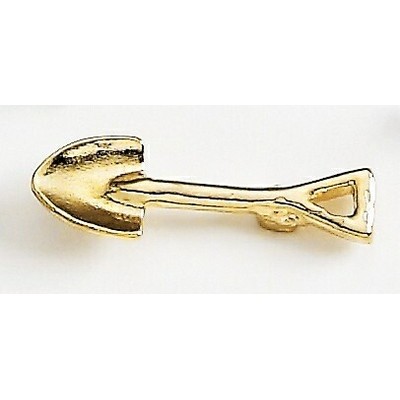 Shovel Marken Design Quick Ship Cast Lapel Pin (Up to 7/8")