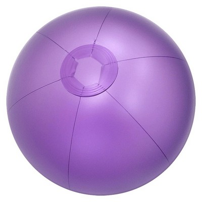 12" Inflatable Opaque Purple Beach Ball