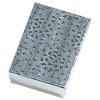 Silver Cotton Filled Box (3"x 2¼" x 1")