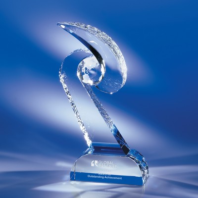 Spiral Galaxy Crystal Globe Award