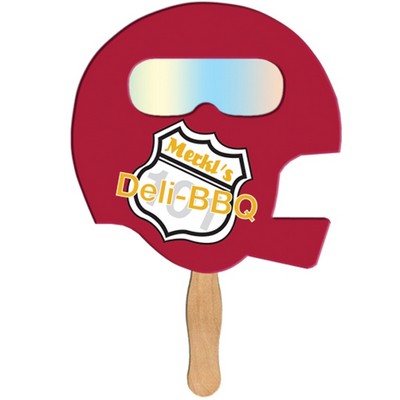 Helmet Hand Fan w/Fireworks Film