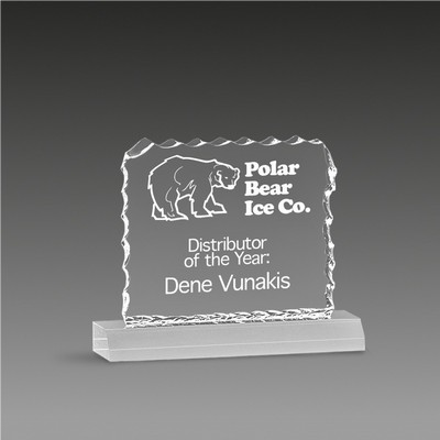 Corporate Cracked Ice Award (6"x4¾")