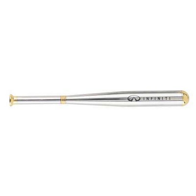 Shiny Chrome Baseball Bat Pen