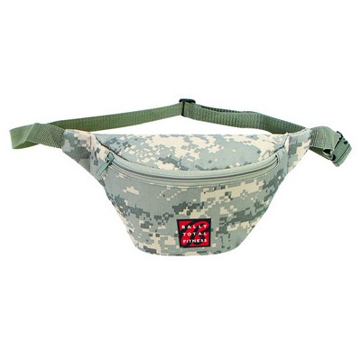 Digital Camo 1 Zipper Fanny Pack