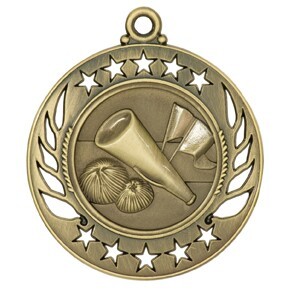 Medal, "Cheerleading" Galaxy - 2 1/4" Dia.