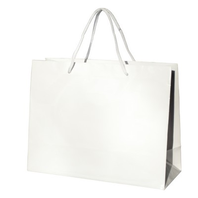 Gloss Paper Euro Tote Bag (13"x5"x10"x5")